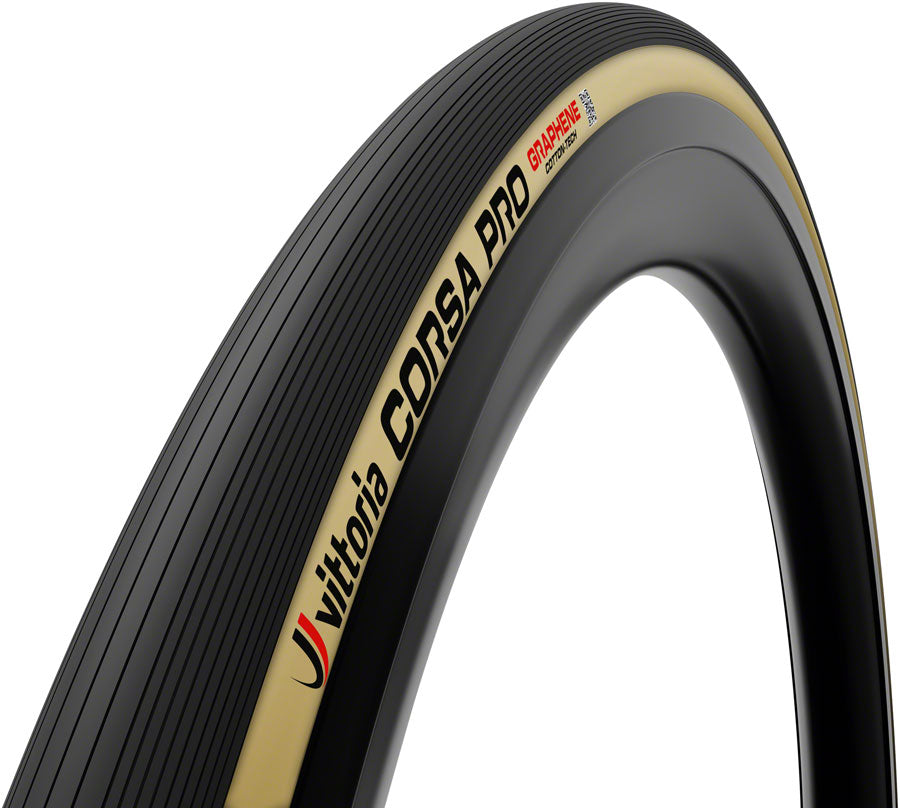 Vittoria Corsa Pro G2.0 Tubeless Ready Road Bike Tire - Tanwall